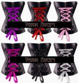 Corset com fitas frontais