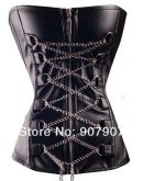 Corset com corrente frontal