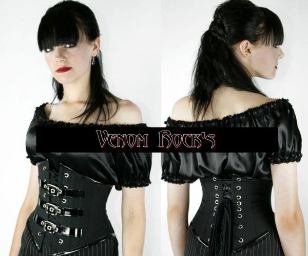 Corset com 3 fivelas